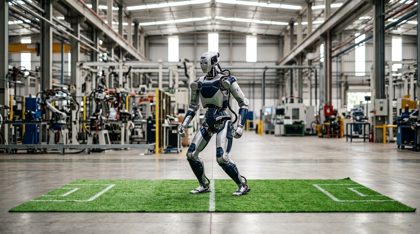 Hyundai testa agilidade do robô Atlas em campanha de marketing — e mira chão de fábrica