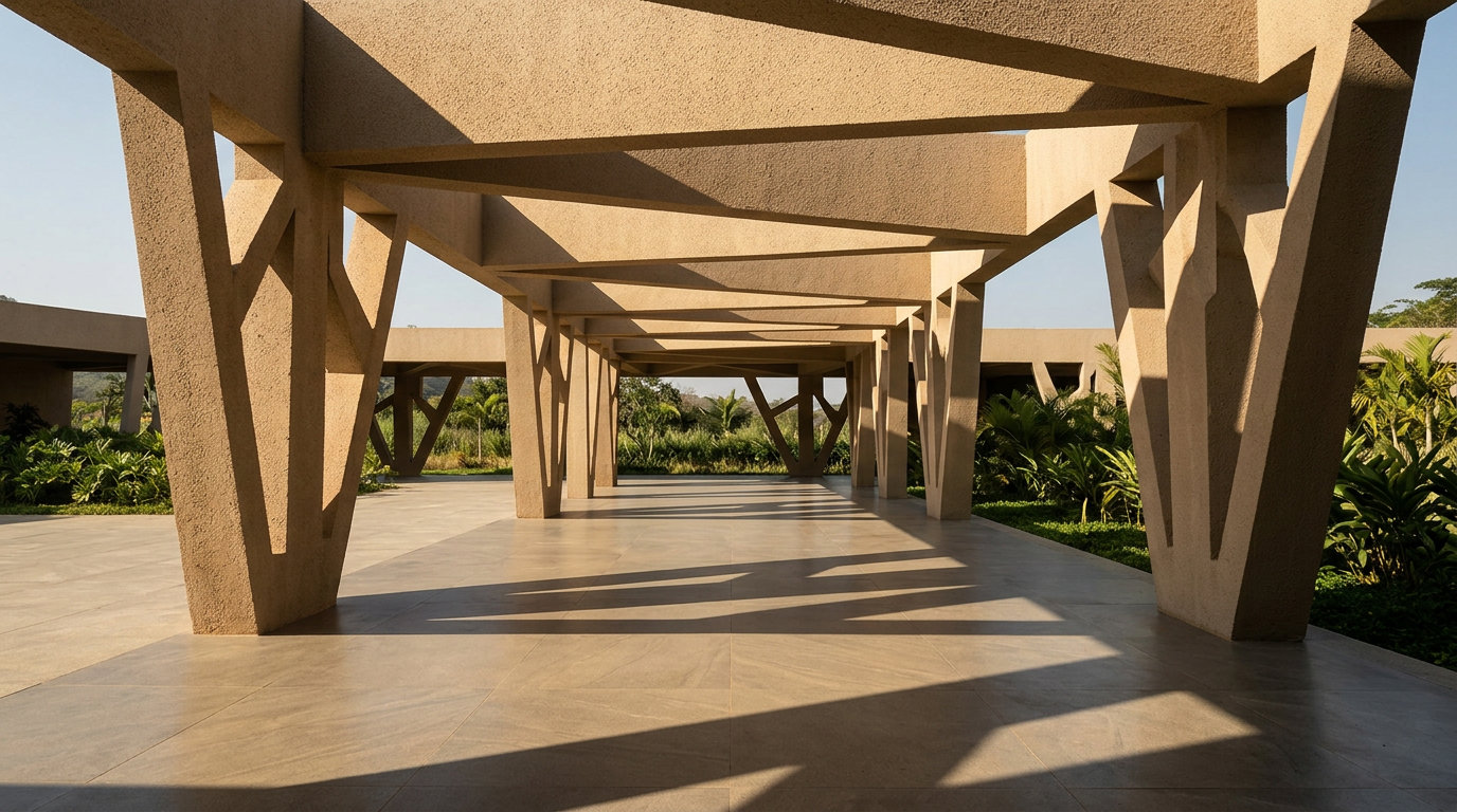 Roberto Conte captura a geometria solar de Frank Lloyd Wright na Florida Southern College