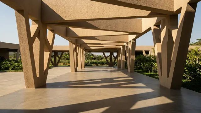 Roberto Conte captura a geometria solar de Frank Lloyd Wright na Florida Southern College