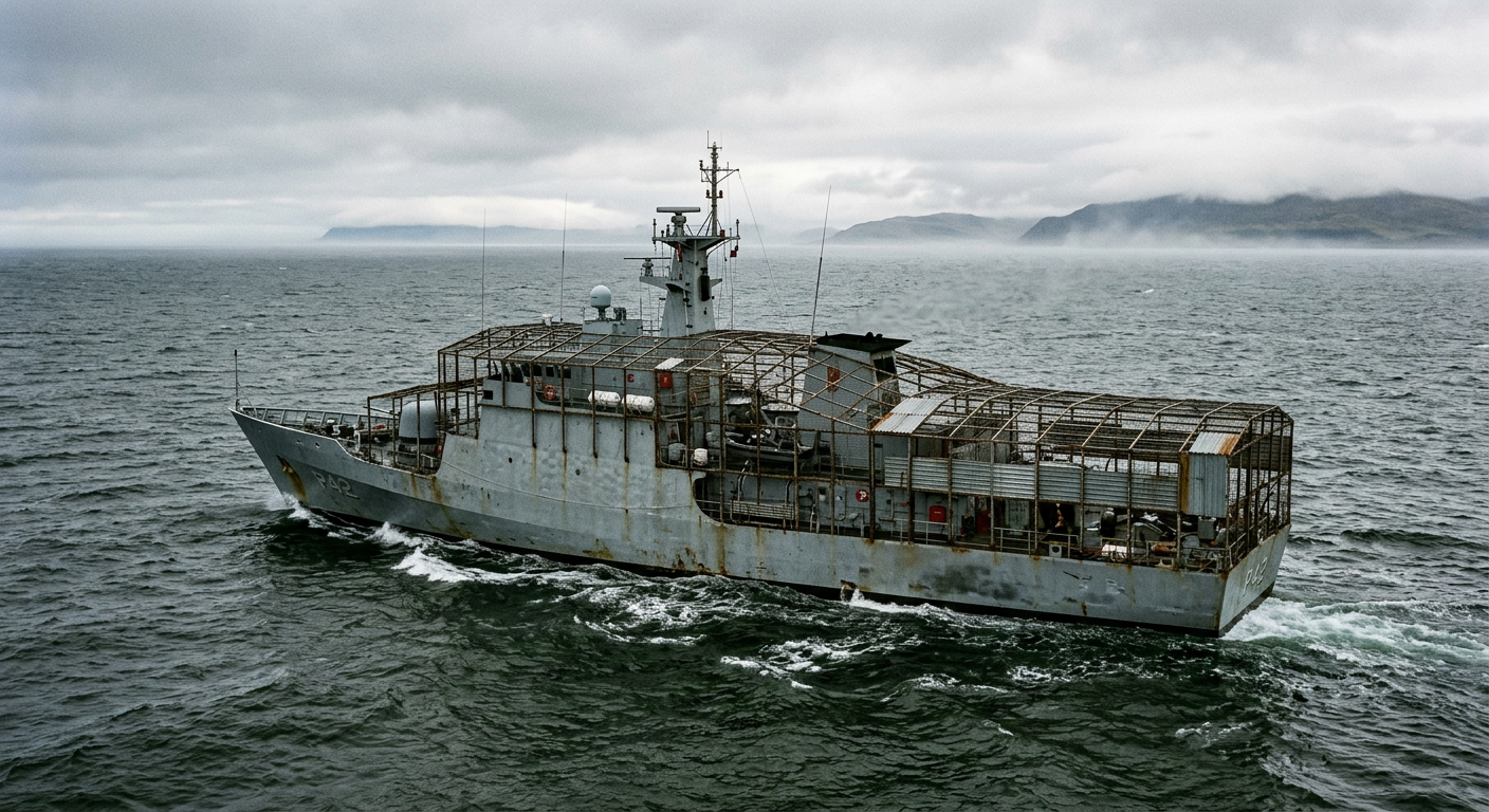 Drones transformam navios de guerra russos em fortificações improvisadas no Mar Negro