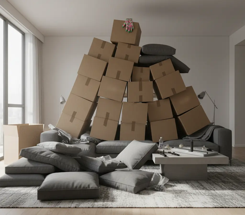 A piada do sofá era viral. A resposta da Lovesac foi um desastre