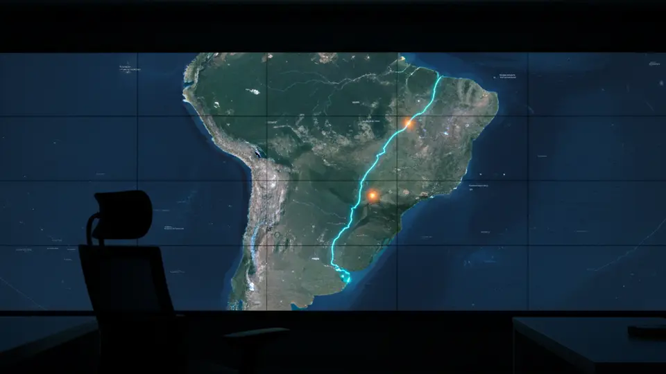 A fibra desce o rio, o gestor assiste de Brasília