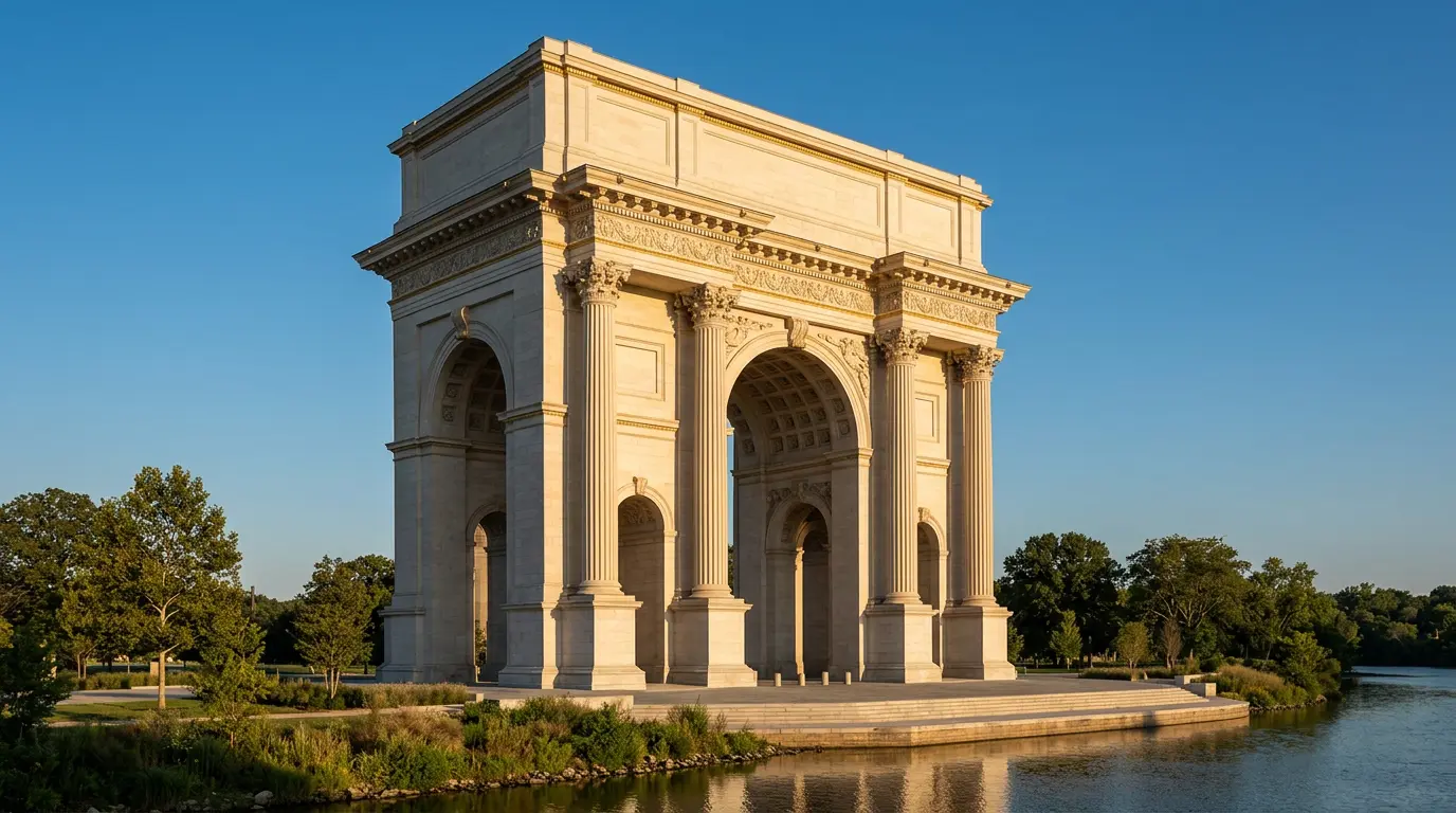 Comissão de Belas Artes aprova arco monumental de 76 metros em Washington — o 'Arc de Trump'