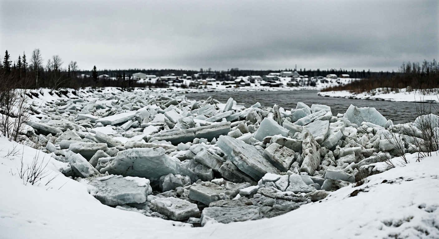 Derretimento no Alasca revela riscos crescentes de inundações — Kuskokwim sob alerta