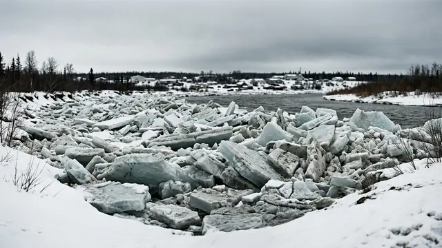 Derretimento no Alasca revela riscos crescentes de inundações — Kuskokwim sob alerta