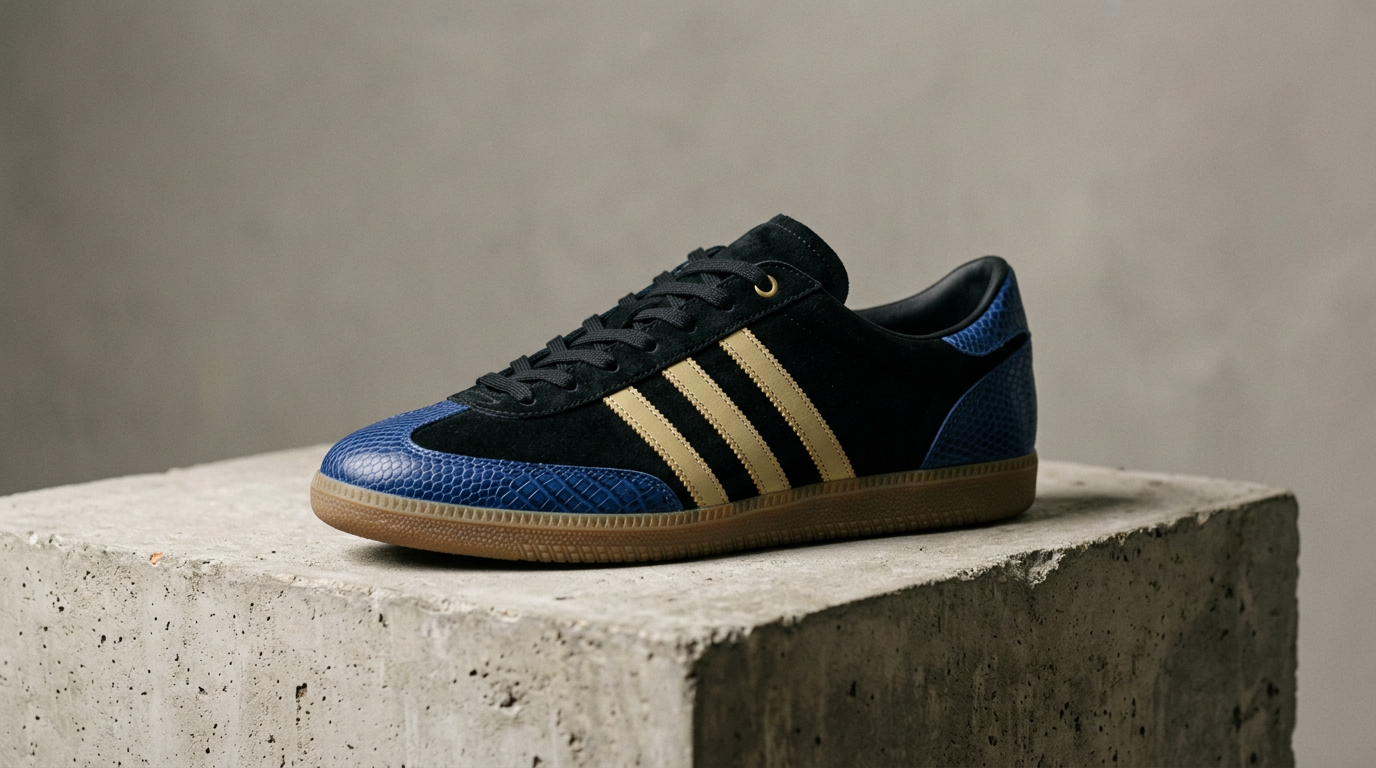 Adidas aposta na estética terrace com o novo Gazelle Indoor Snakeskin