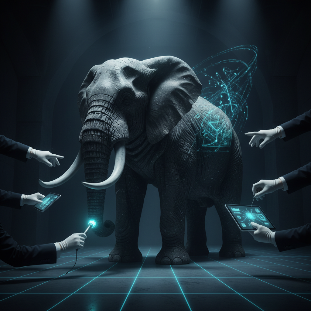 Marketing na era da IA: seis cegos e um elefante