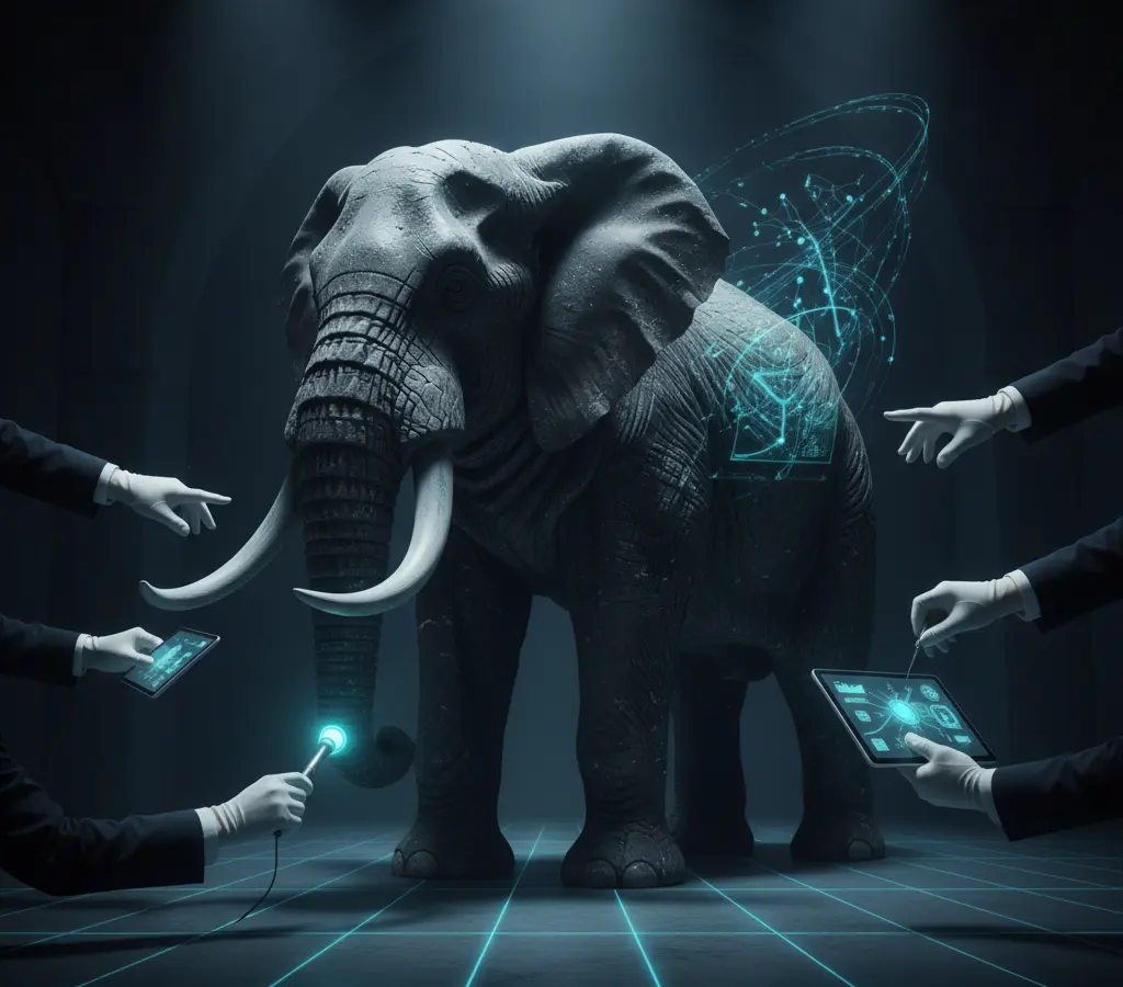 Marketing na era da IA: seis cegos e um elefante