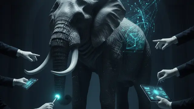 Marketing na era da IA: seis cegos e um elefante