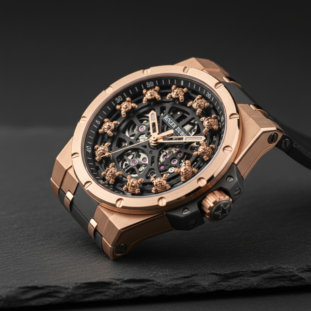O xogum de ouro no pulso: a arte da guerra da Roger Dubuis