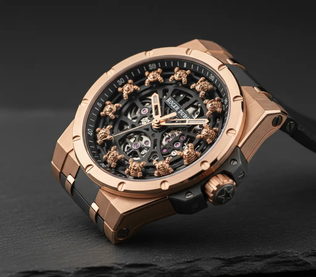 O xogum de ouro no pulso: a arte da guerra da Roger Dubuis