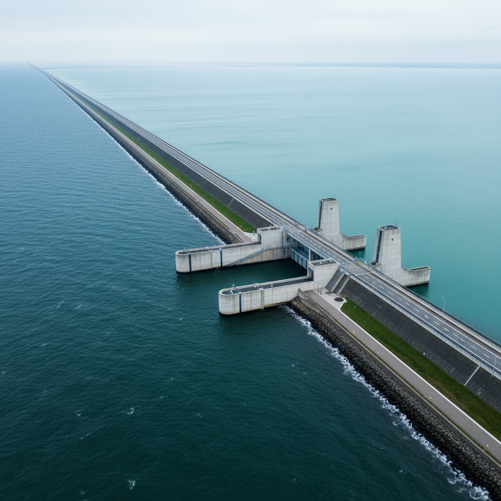 Afsluitdijk: a muralha holandesa que respira ecologia e esporte