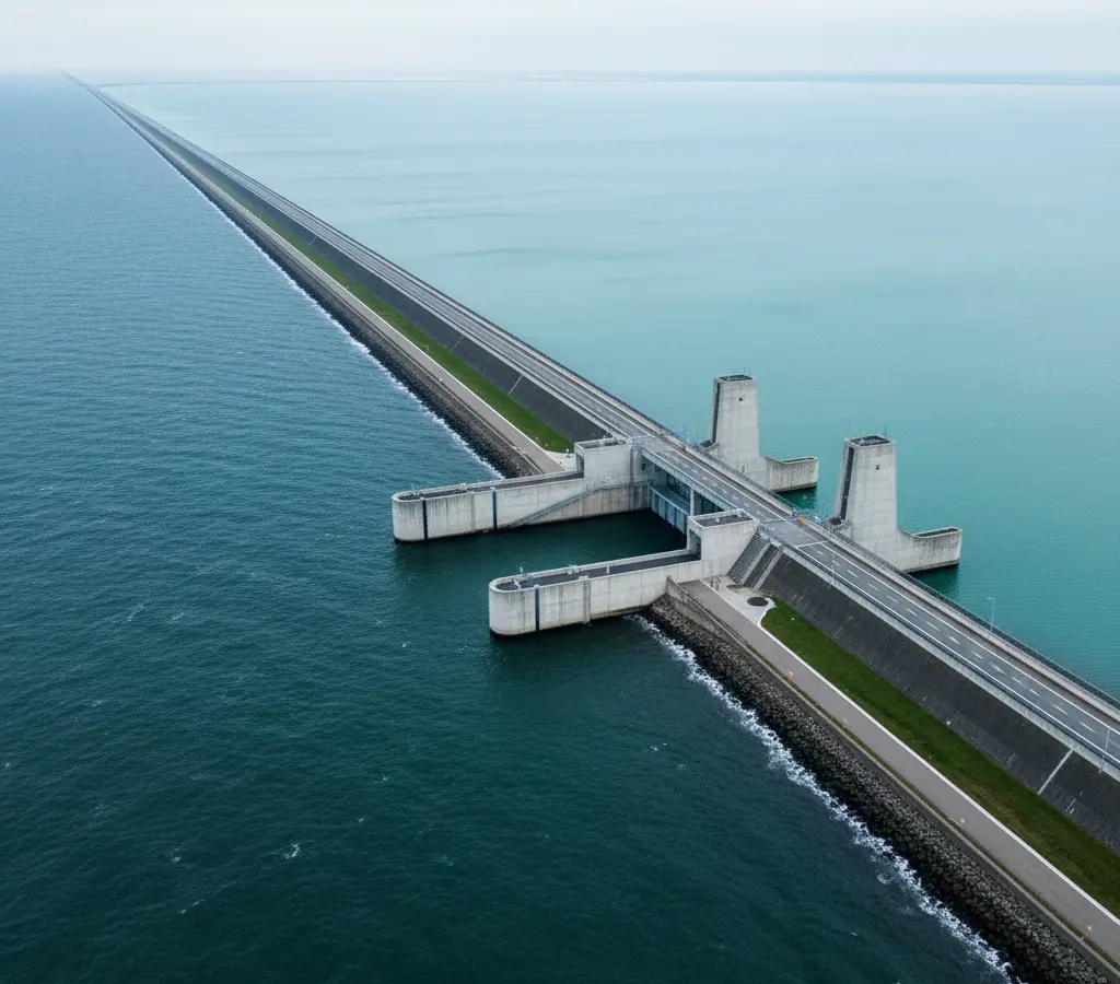Afsluitdijk: a muralha holandesa que respira ecologia e esporte