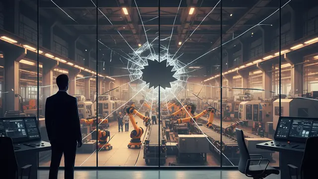 O espelho quebrado da eficiência industrial