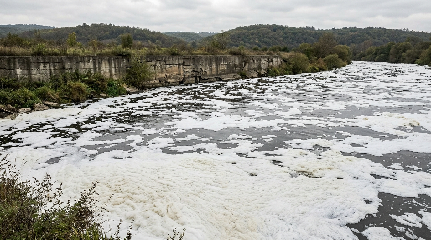 Espuma tóxica no Rio Tietê expõe falha crônica no saneamento de São Paulo