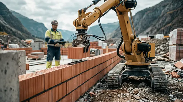 Robô WLTR acelera construção civil e desafia gargalos de mão de obra