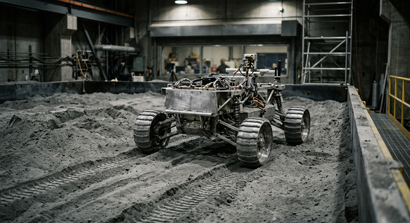 Estudantes testam robôs lunares para a missão Artemis da NASA