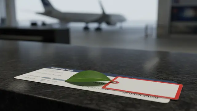 A conta do voo verde chegou: e vai para a sua passagem