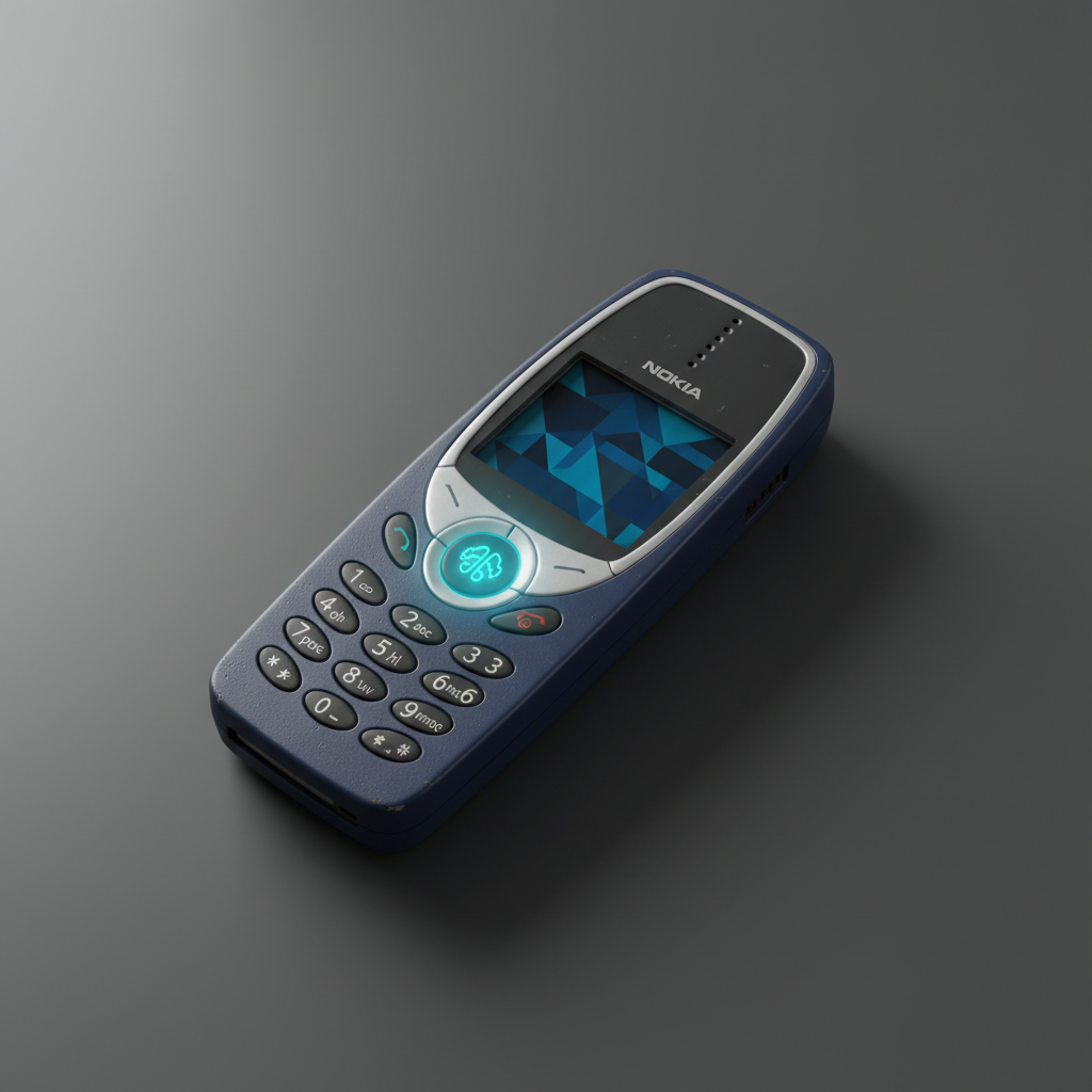 O celular ‘burro’ da Nokia e sua crise de identidade com IA