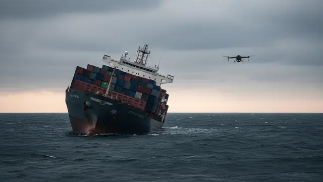 Drone afunda navio na Bulgária; 11 marinheiros desaparecidos