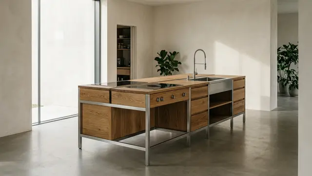 Vermland aposta no carvalho artesanal para redefinir a longevidade das cozinhas modulares