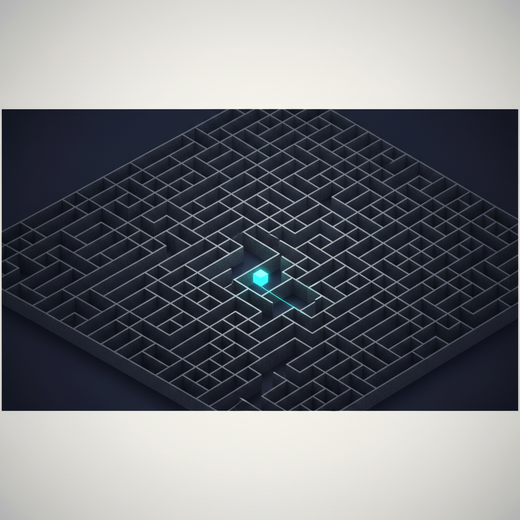 Um cérebro de 14 bytes para sair do labirinto