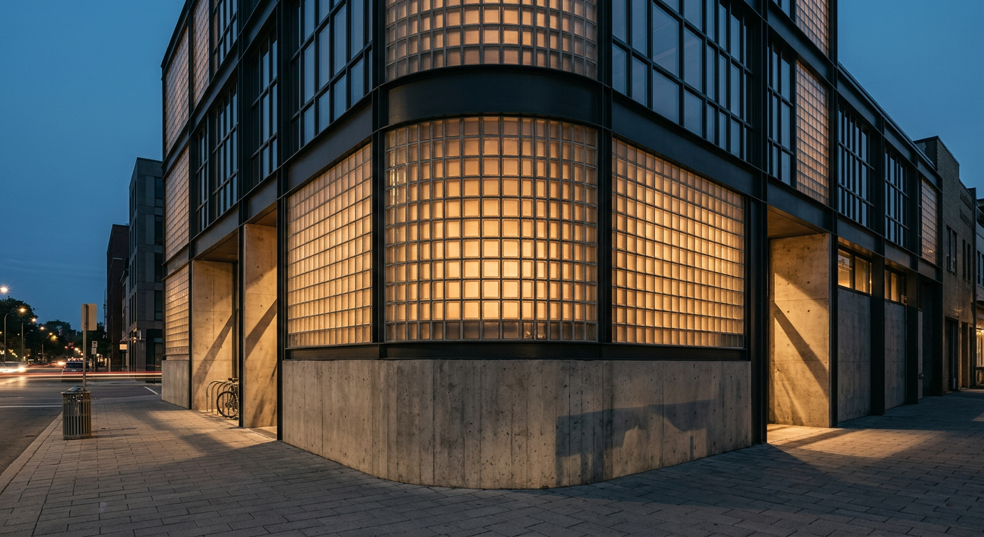 Flux Office transforma esquina em Atenas com design de lanterna japonesa