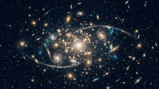 Hubble revela aglomerado MACS0329-0211 — um laboratório natural no espaço profundo