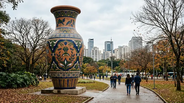 Roberto Lugo transforma Madison Square Park em monumento à cultura porto-riquenha