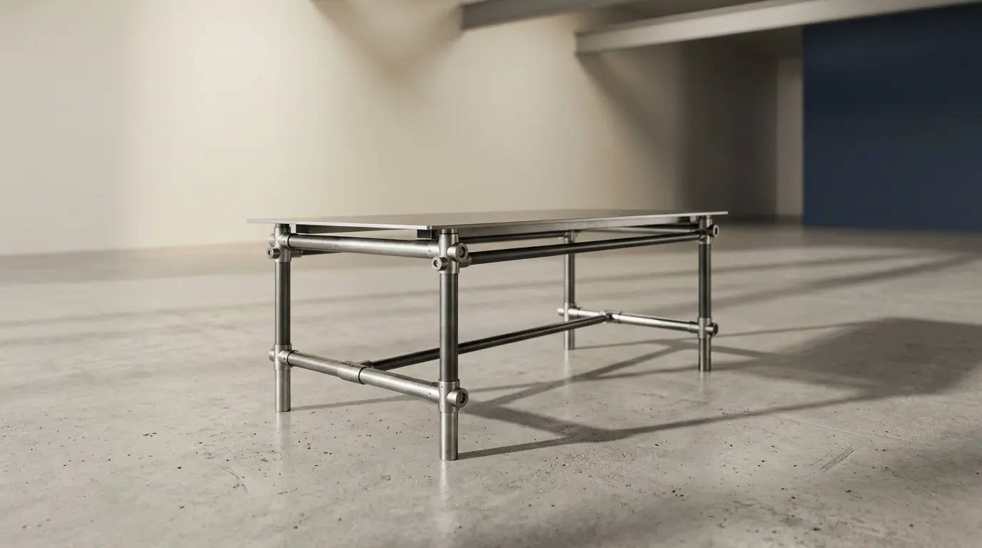 Haldane e a estética do andaime — como o design industrial redefine o mobiliário