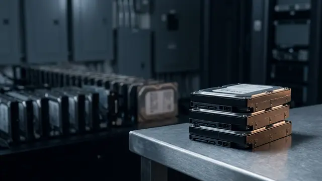 Data centers de IA esgotam estoque de HDDs — e o arquivo da internet sofre