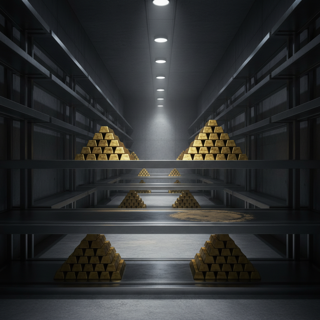 Bancos centrais compram 4x mais ouro e o tiram dos EUA