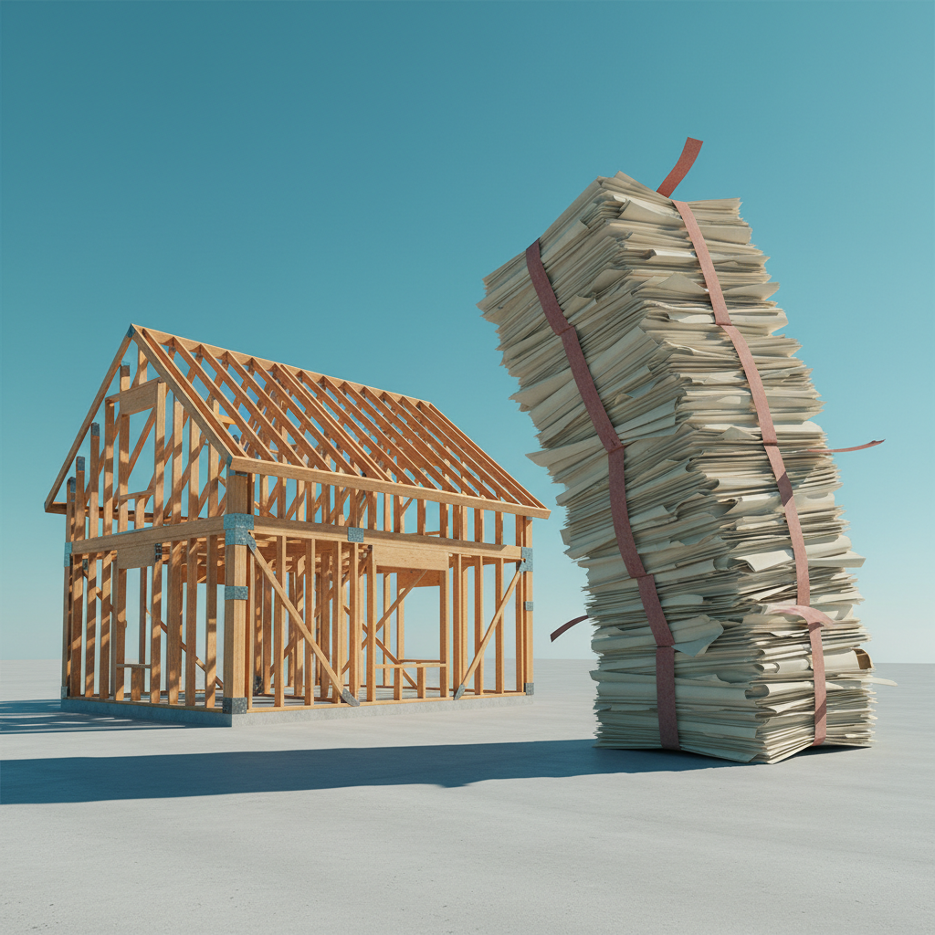 A receita da casa própria: menos burocracia, mais construção