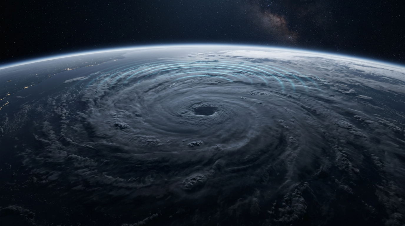 Satélites detectam ondas gravitacionais causadas pelo Super Tufão Sinlaku