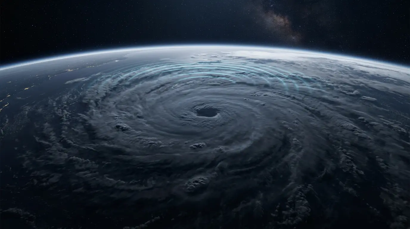 Satélites detectam ondas gravitacionais causadas pelo Super Tufão Sinlaku