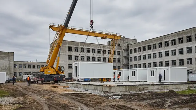 Ucrânia não pode esperar: um hospital nasce em módulos