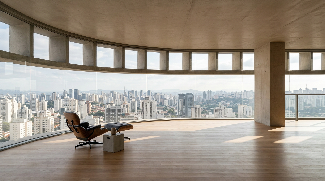 Sabiá Arquitetos e Trema Arquitetura transformam unidade no Copan — um exercício de escala