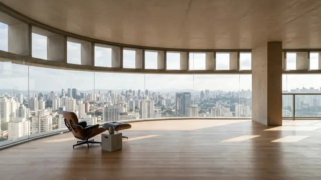 Sabiá Arquitetos e Trema Arquitetura transformam unidade no Copan — um exercício de escala