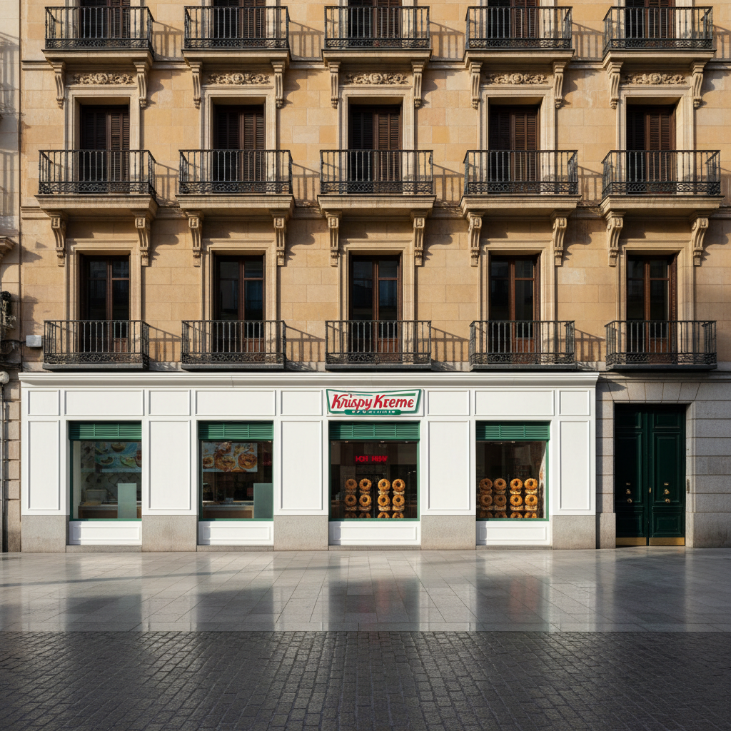 Krispy Kreme inaugura sétima loja em Madri e mira expansão em 2026