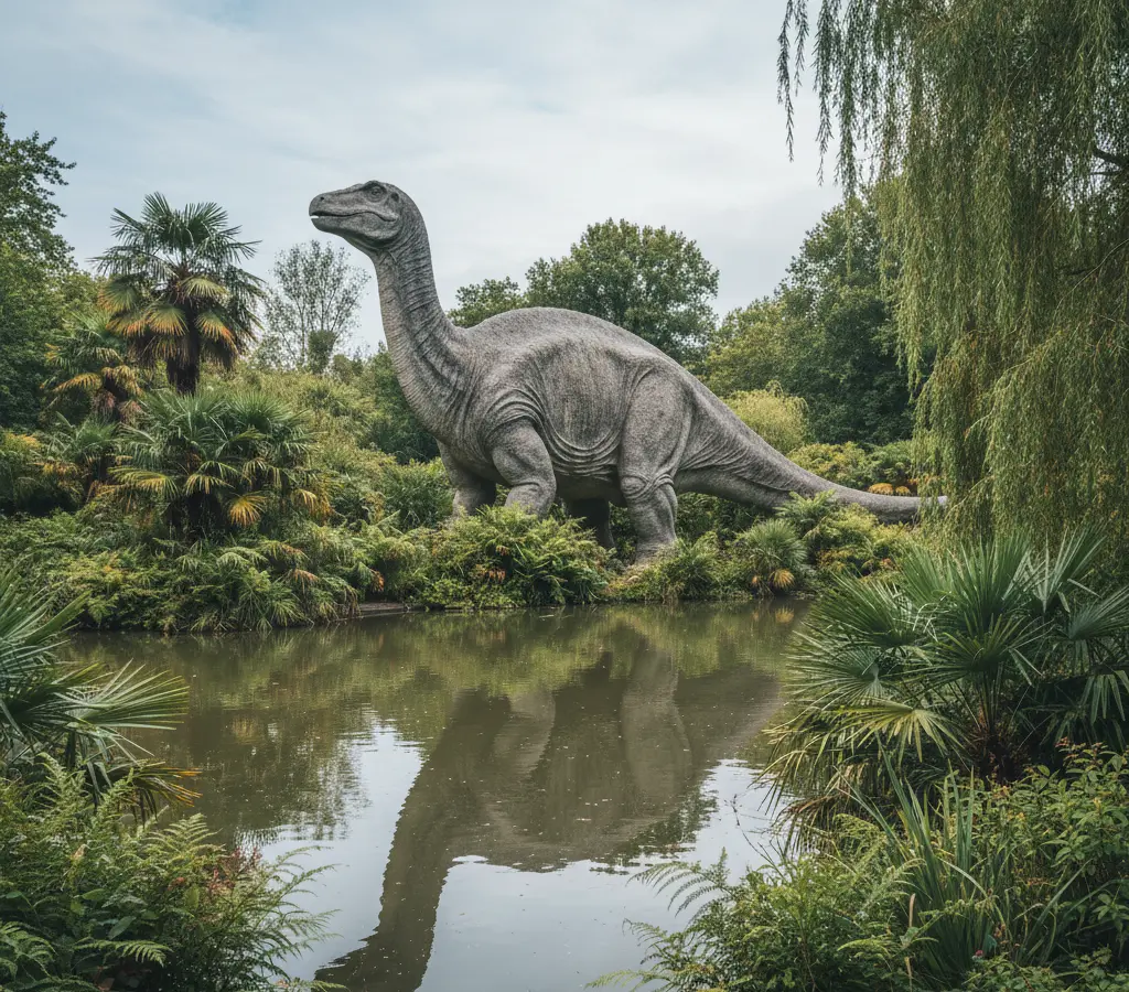 O passado, em concreto: Londres restaura seus primeiros dinossauros
