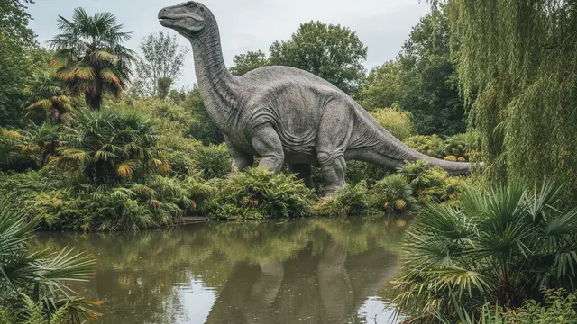 O passado, em concreto: Londres restaura seus primeiros dinossauros