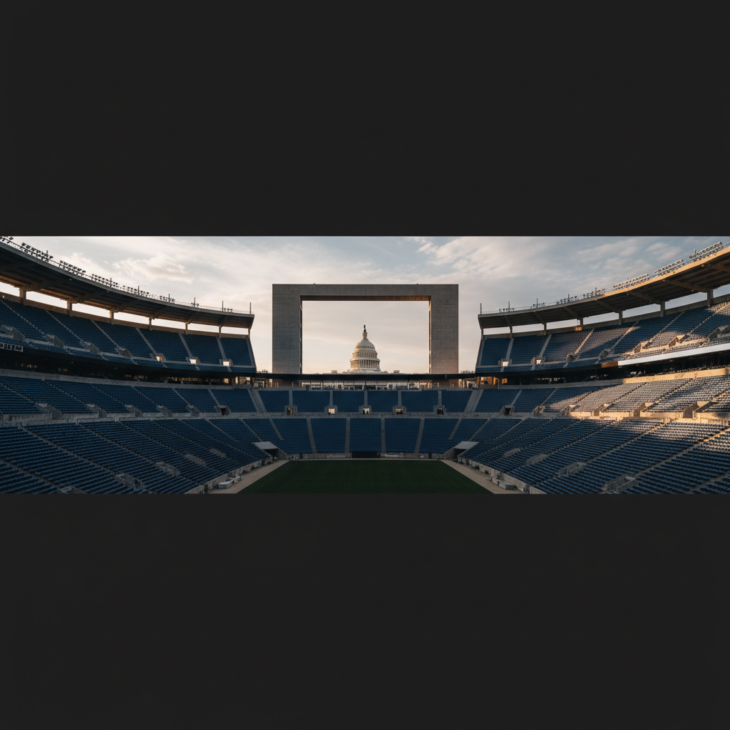 O novo coliseu de Washington: um estádio com vista para o poder