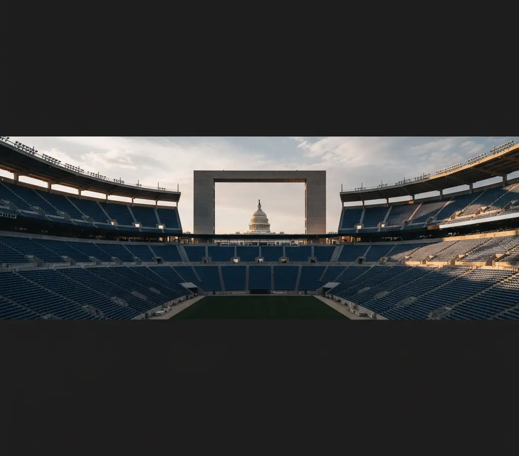 O novo coliseu de Washington: um estádio com vista para o poder