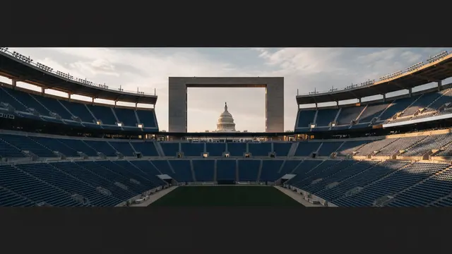 O novo coliseu de Washington: um estádio com vista para o poder