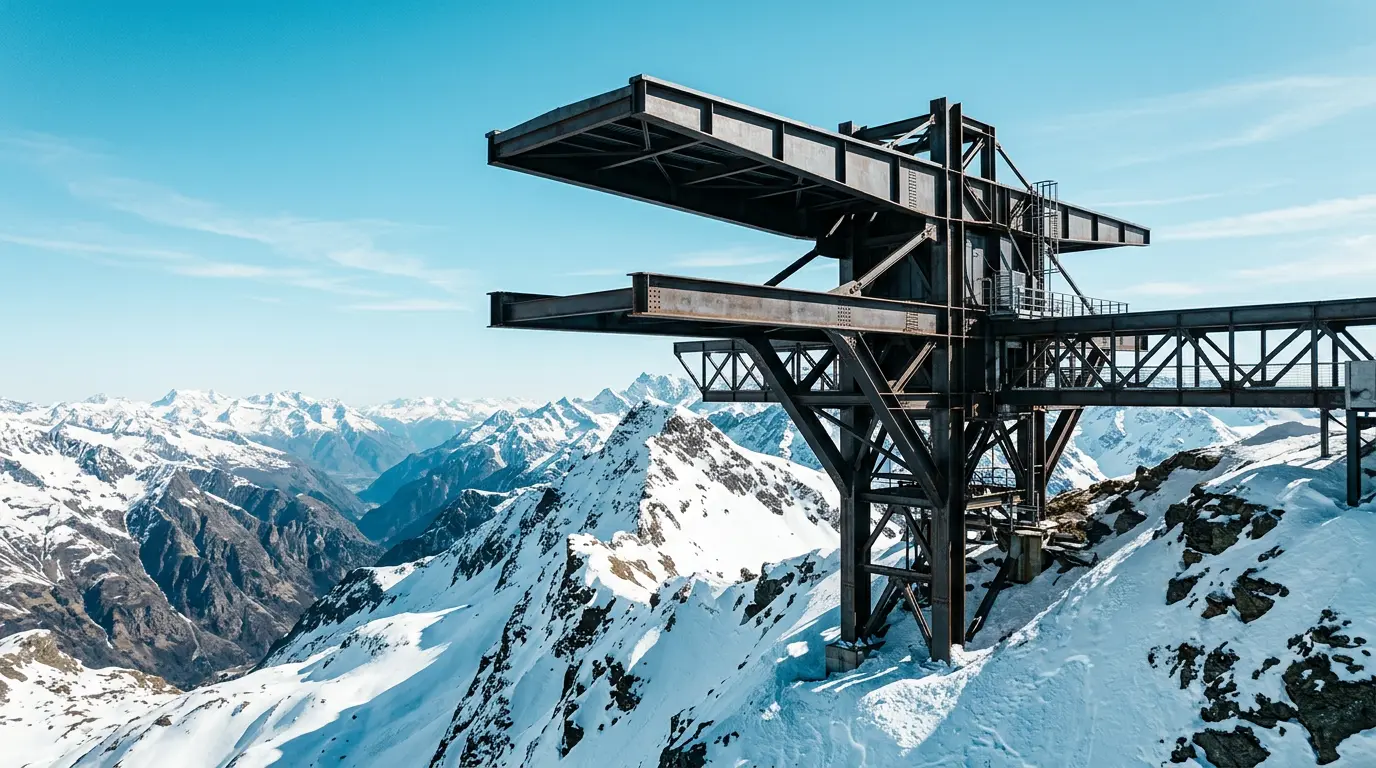 Herzog & de Meuron transforma torre de TV nos Alpes em marco escultural