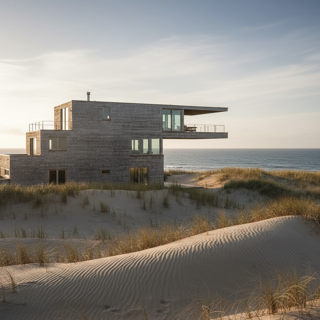 Em Delaware, uma casa que se entrega à maresia