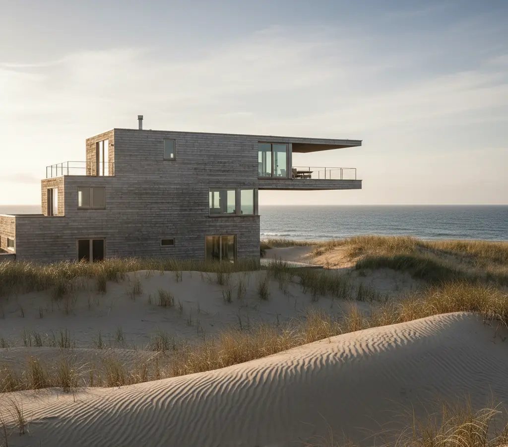 Em Delaware, uma casa que se entrega à maresia