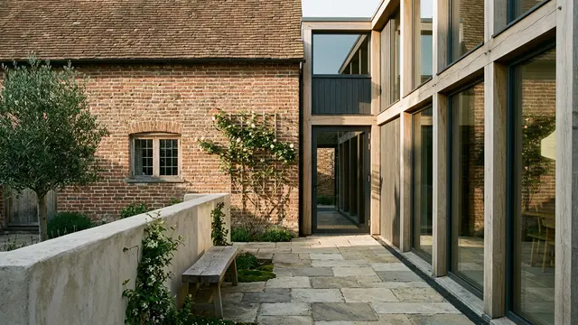A renovação de Neil Dusheiko em Cambridgeshire: o diálogo entre o histórico e o funcional
