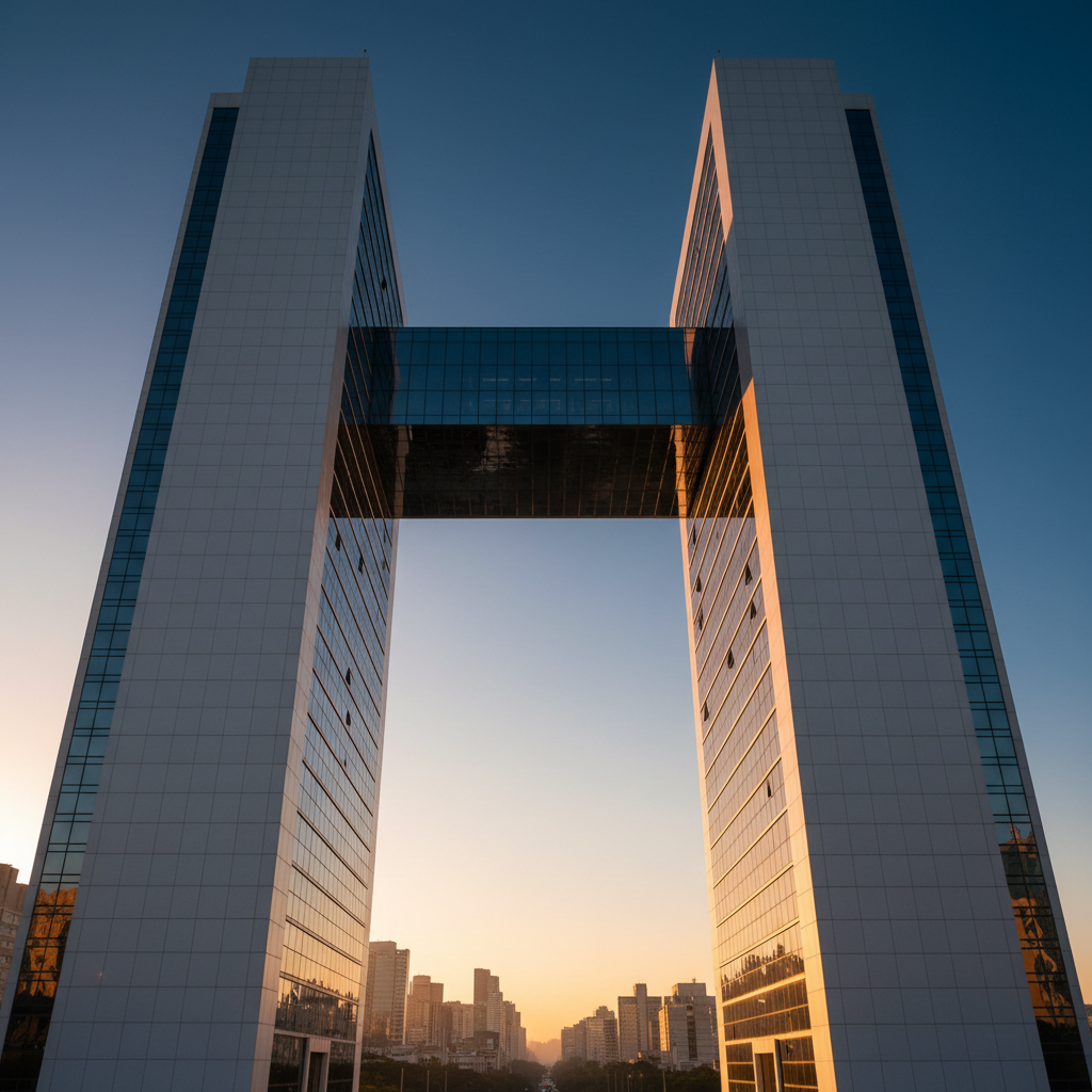 As torres que se abraçam no céu da Zona Leste