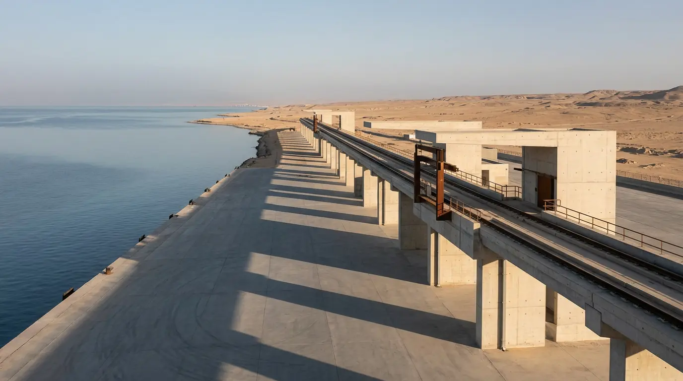 A metamorfose de Neom: da utopia futurista à peça-chave da resiliência logística global